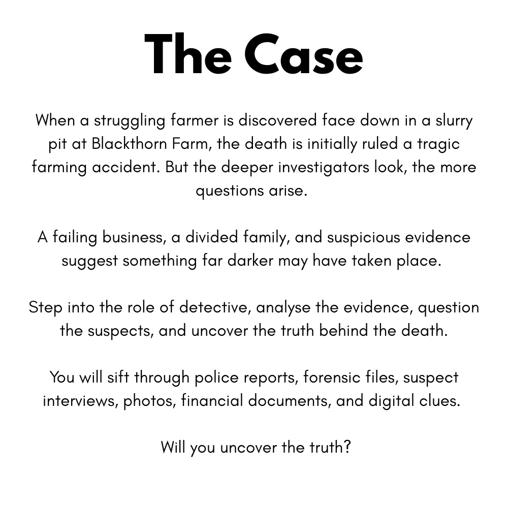 Murder On Blackthorn Farm