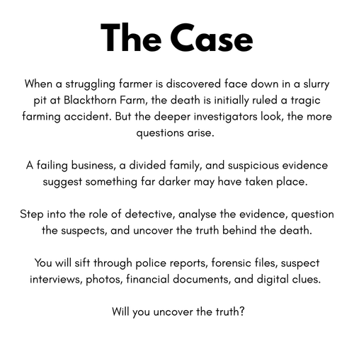 Murder On Blackthorn Farm